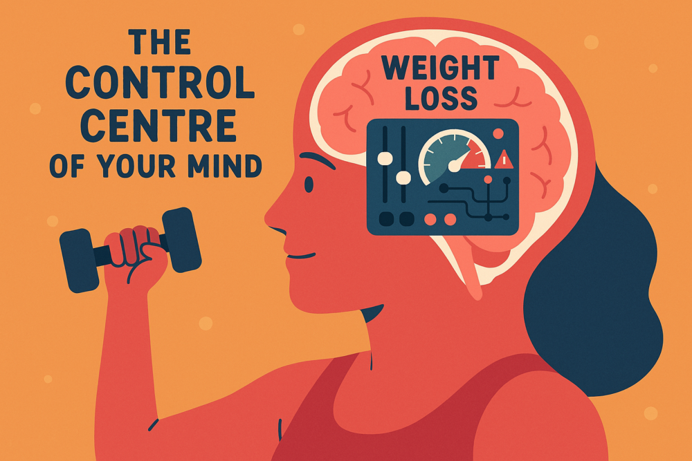 The control centre of your mind facilitates Weight Loss (AI generated image)